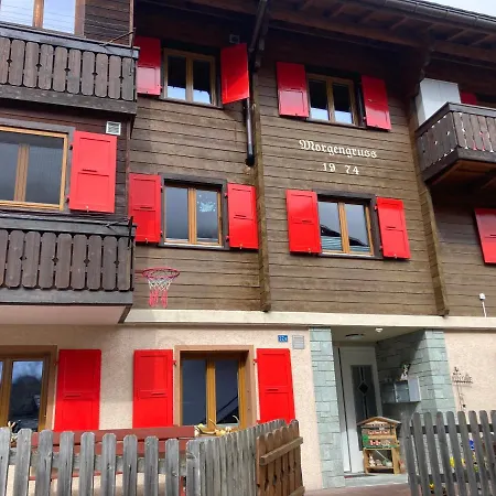Ferienwohnung Morgengruss Sankt Niklaus Exterior photo